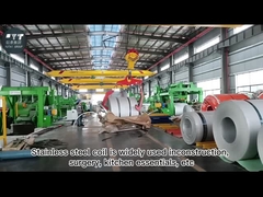 TISCO AISI SUS 430 مرآة الفولاذ المقاوم للصدأ لفائف المدرفلة المسطحة